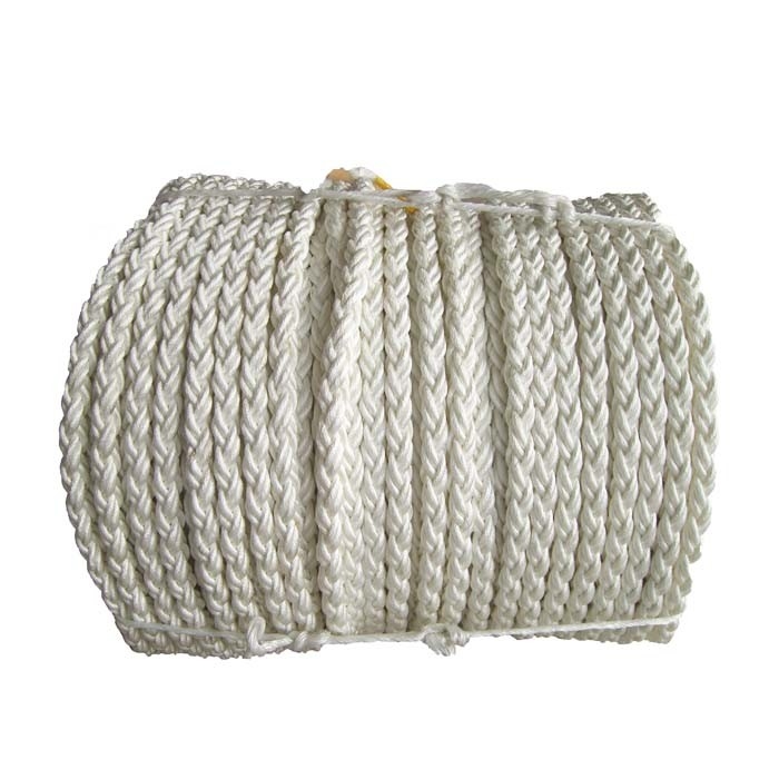 Eight Strand Multifilament Nylon Mooring Rope 36mm X 500m Strong Stickiness