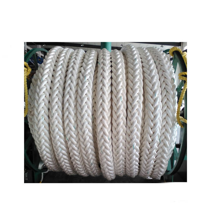 Boat Anchoring Nylon Mooring Rope 72mm 220 Meters Excellent Fracture Resistance
